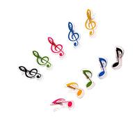ERINGOGO 10piezas Clips Para Partituras Musicales Sujetadores Prácticos De Notas Para Piano Clips De Música Diseño Aleatorio Soporte Para Libros De Música