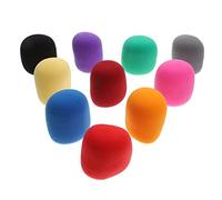 ERINGOGO 10piezas Cubiertas De Microfono Coloridas De Esponjas Para Micrófonos Duraderas y Prácticas Para Mejora De Sonido