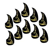 ERINGOGO 10piezas Golpeador Guitarra Española Transparente Protectores De Guitarra Forma De De Agua Placa Protectora Antiarañazos