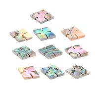 ERINGOGO 10piezas Marcadores De Diapasón De Guitarra Marcadores De Trastes De Guitarra Para Acústica Decorativos Pequeños Para Repuesto