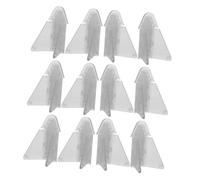 ERINGOGO 12 Piezas Cerradura para Puertas Correderas Transparente Kit de Seguridad Infantil para Ventanas y Puertas de Patio Barras de Seguridad para Protección de Instalación Sin