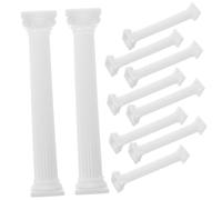 ERINGOGO 12 Piezas De Modelo De Columna Romana Decoración del Hogar Mini Pilar Romano Pedestal De Columna para Exhibición Pilares Romanos para Decoración Pedestal De Columna Romana