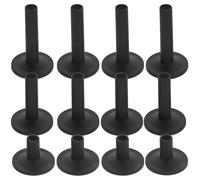 ERINGOGO 12 piezas Mangas para Platillos con Base Negra Repuesto Duradero para Soportes de Batería Fácil Instalación Compatible con Kits de Percusión y Baterías Musicales