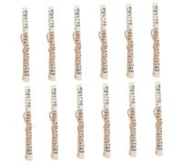 ERINGOGO 12 Piezas Mezuzah Scrolls Judaica Doorpost Religious Blessings Jewish Home Decor For Housewarming and Bar Mitzvah Celebrations