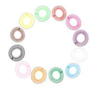 ERINGOGO 12 piezas Peinetas Elásticas Circulares Flexibles para Pelucas Accesorios para Cabello Cómodas y Ajustables Uso Profesional y Personal Colores Aleatorios Color Aleatorio