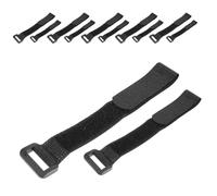 ERINGOGO 12 Piezas Unidades Correas Ajustables de Nylon para Bicicleta Bandas Multipropósito para Estabilizar Ruedas y Asegurar Carga Resistentes Todo Clima Fáciles de Instalar para