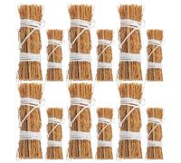 ERINGOGO 12 Unidades Miniature Hay For Crafts Detailed Mini Haystack Decor Lightweight Natural Straw For Dollhouse Farm Scene Thanksgiving Table and Garden Miniatures