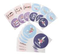 ERINGOGO 12piezas Calcomanías Mensuales Para Bebés Adorable Set De Stickers Para Fotografía De Nacidos Tarjetas De Crecimiento Para Redes Sociales