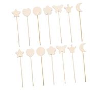 ERINGOGO 14 Piezas Conjunto De Varita Mágica Haz Tu Varita De Princesa Juguetes para Juguetes para Chicas Fiesta Varitas De Princesa Varita De Princesa De Hadas Niña Varita Madera
