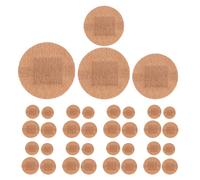 ERINGOGO 160 Piezas Aiduerría De Tela Almohadilla Adhesiva Vendajes Circulares Vendajes Adhesivos De Sello Adhesivo Raspar De Tela Tejido Elastico Marrón