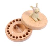 ERINGOGO 1juego Caja De Recuerdos Para Dientes De Leche Infantil Organizador De Dientes Deciduos Espacio Para Notas y Fechas Souvenir De Infancia Para Conservar Recuerdos De Tu