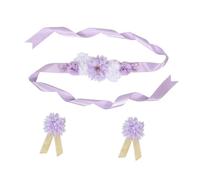 ERINGOGO 1juego Cinturón De Maternidad Diseño Floral Para Celebraciones De Shower y Fiestas Suave y Cómodo Para Mamás Embarazadas Diferentes Etapas De Embarazo