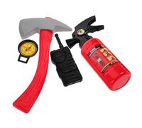 ERINGOGO 1juego Disfraz De Bombero Infantil con Accesorios De Juego Incluye Extintor De Juguete para Fiestas De Disfraces rol Fomenta La Interacción Social Educación sobre Seguridad