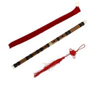 ERINGOGO 1juego Flauta De Bambú Tradicional Para Principiantes Con Estuche Instrumento Musical Profesional Para Niño Niña y Adultos Diseño Ergonómico y Acabado Pulido Para Educación