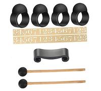 ERINGOGO 1juego Fundas Para Dedos De De Lengua Con Soporte Para Baquetas y Etiquetas De Notas Accesorios Prácticos Para Instrumentos De Percusión