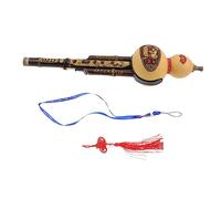 ERINGOGO 1juego Instrumento Musical Tradicional Chino Hulusi Para Principiantes Flauta Cucurbit Sonido Agradable y Tono Preciso Para Coleccionistas y Amantes Música