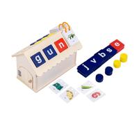 ERINGOGO 1juego Juguete Educativo De Aprendizaje del Forma De Casa para Ortografía Inglés Herramienta De Introducción y Palabras Desarrollo Cognitivo Infantil