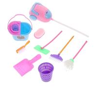 ERINGOGO 1Juego Juguetes de Limpieza para Casa de Muñecas Accesorios Montessori para Color Aleatorio para Decorar y