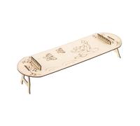 ERINGOGO 1juego Kit De Guzheng De Madera Para Niño Niña Actividad Creativa De Pintura Instrumento Musical Clásico Para Manualidades Familia Fomenta La Educación Musical y Artística