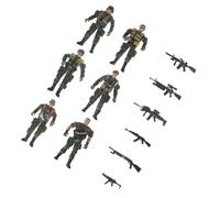 ERINGOGO 1juego Miniaturas De Soldados Militares para Mesa Figuras De Acción De Policías Antiterroristas y Soldados Decoración y Imaginativo para Coleccionistas y Entusiastas