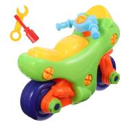 ERINGOGO 1Juego Motocicleta De Juguete para Vehículo Desmontable Seguro Sin Rebabas para Desarrollar Habilidades Prácticas y Creatividad