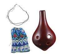 ERINGOGO 1juego Ocarina Dolomita Instrumento Musical Para Estudiantes Incluye Bolsa De Protección Para Principiantes y Amantes Música Reuniones Familiares y Festivales