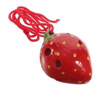 ERINGOGO 1juego Ocarina Infantil Huecos De Roja Instrumento Musical Para Principiantes Práctica Divertida y Duradera Creativo