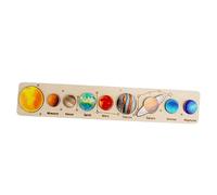 ERINGOGO 1juego Puzzle Planetas del Sistema Solar para Niño Niña Educativo Interactivo De Emparejamiento Juguete Cognitivo De Aprendizaje De Formas y para Preescolar y Desarrollo Infantil