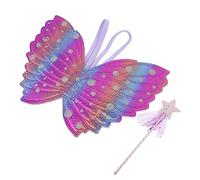 ERINGOGO 1juego Varita Mágica De Hadas Alas De Ángel Para Niñas Disfraz De Fiesta Elegante Para Celebraciones y Eventos Especiales Completo