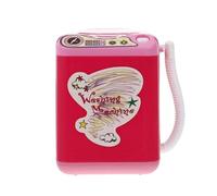 ERINGOGO 1pieza Mini Lavadora Juguete para Limpieza De Pinceles y Esponjas De Maquillaje Divertido para Niño Niña Decoración De Escritorio