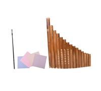 ERINGOGO 1pieza Pan Flute De Bambú De Accesorios Instrumento Musical Para Principiantes y Amantes Carving Random