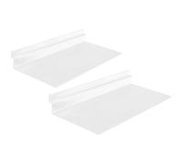 ERINGOGO 2 Estantes Colgantes Transparentes para Pared Exhibidor de Zapatos Pequeño de Pared Estante para Zapatillas Ligero y Resistente Adecuado para Tiendas y Organización de Calzado