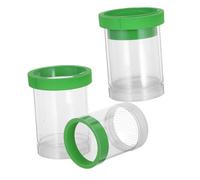 ERINGOGO 2 Juegos Caja Criadora de Peces para Acuario Flotante Aislamiento Pequeño para Huevos y Alevines Diseño Suspendido para Incubación y Protección Segura de Crías de Unidades Verdes