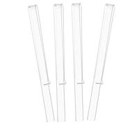 ERINGOGO 2 Pares de Clips de Partitura Musical de Acrílico Transparente, Soporte Portátil para Partituras Que Permite Manos Libres, Ideales para Uso en Atriles de Música