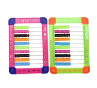 ERINGOGO 2 Piezas Abaco Infantil Plástico Educativo Aritmético con Cuentas para Aprendizaje Matemáticas Color Aleatorio Color Aleatorio