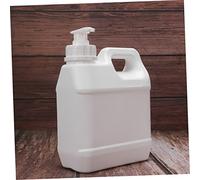 ERINGOGO 2 Piezas Botellas con Bomba para Cosméticos Dispensador Recargable de Plástico Semitransparente Reutilizable y Sellado Hermético para Loción y Gel de Manos