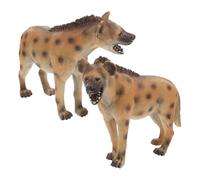 ERINGOGO 2 Piezas de Africana Realista de Figuras de Plástico para Juguete Animal Educativo Decoración de Escritorio Coleccionable