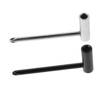 ERINGOGO 2 Piezas de Ajuste para Guitarra de Llaves Hexagonales con Destornillador Cruzado Duraderas y Portátiles para de Cuerdas y Ajuste de Mástil Guitarras Eléctricas y Acústicas