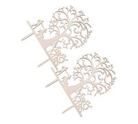 ERINGOGO 2 Piezas De Decoración De Boda Campestre Decoración De Compromiso Decoración De Fiesta De Boda Estatua Romántica Escultura De Decoración De Aniversario Decoraciones De