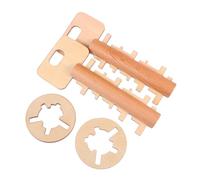 ERINGOGO 2 Piezas De Juguetes De Bambú para Desbloquear Rompecabezas para Pequeños Juguetes para Pequeños Rompecabezas para Pequeños Juguetes para Pequeños Juego De Desbloqueo