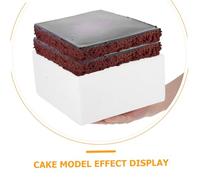 ERINGOGO 2 Piezas de Pastel para Decoración Reutilizables Espuma Ligera Blanca para Práctica de Fondant y Enseñanza de Técnicas de Repostería