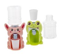 ERINGOGO 2 Piezas Dispensador de Agua de Juguete para Mini Fuente de Agua con Diseño de Dibujos Animados Seguro para Interiores Aire