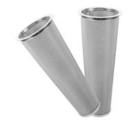 ERINGOGO 2 piezas Filtro para Mason Jar de Acero Inoxidable Malla Fina Reutilizable para Infusión de Café Frío y Té Compatible con Bocas Anchas para Cold Brew