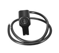 ERINGOGO 2 piezas Interruptor Manillar Motocicleta Aluminio Pulsador para Faro y Luz Freno Resistente y Seguro con Cable Fácil Instalación para Control Profesional