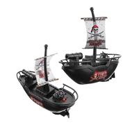 ERINGOGO 2 Piezas Juguete Eléctrico Barco Pirata Infantil Flotante para Baño y Ducha para Acuáticos y Desarrollo Motor
