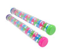 ERINGOGO 2 Piezas Orff Herramientas De Enseñanza De Música Instrumentos Musicales para Suministros para Juguete De Palo De Lluvia Generador De Lluvia Juguete Sensorial Instrumento De