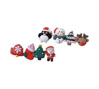 ERINGOGO 2 piezas Pinzas de Pelo Navideñas para Diseño de Dibujos Animados con Santa Claus y Clips Brillantes para Fiestas de Navidad de Accesorios Decorativos para Cabello Infantil