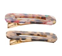 ERINGOGO 2 piezas Pinzas para Pelo Acrílicas para Niñas y Mujeres Clips de Estilo Simple con Diseño de y Colores Accesorios de para Diario y Fiestas