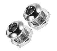 ERINGOGO 2 Piezas Snare Drum Air Hole Vent Screws Installation Ventilation Hardware For Secure Drum Kit Repair And Enhanced Sound Control