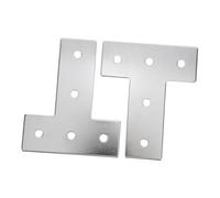 ERINGOGO 2 Piezas Soporte De Metal para Camión RC Componentes Mecánicos De Construcción Modelismo De Piezas Metálicas Juguete De Construcción con Viga En t Silver